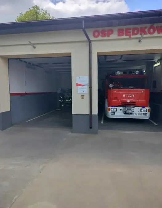 OSP Będków interweniowało przy zdarzeniu na ul. Krakowskiej