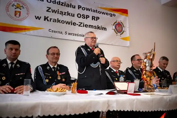 Nowy prezes Zarządu Oddziału Powiatowego ZOSP RP w Krakowie Ziemskim